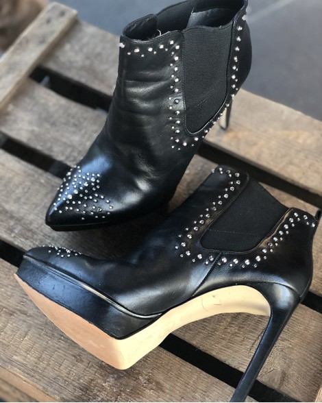 Kozačky dámské Michael Kors SOFIE černé